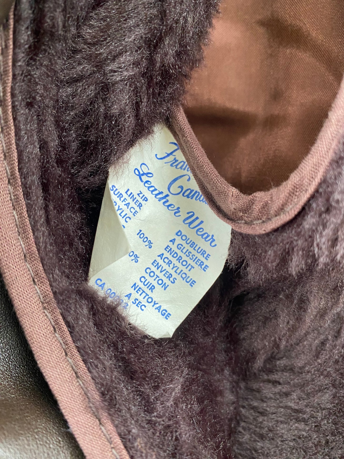 Vintage 1970s Franco Canadian Brown Leather Trench Coat – Size 36