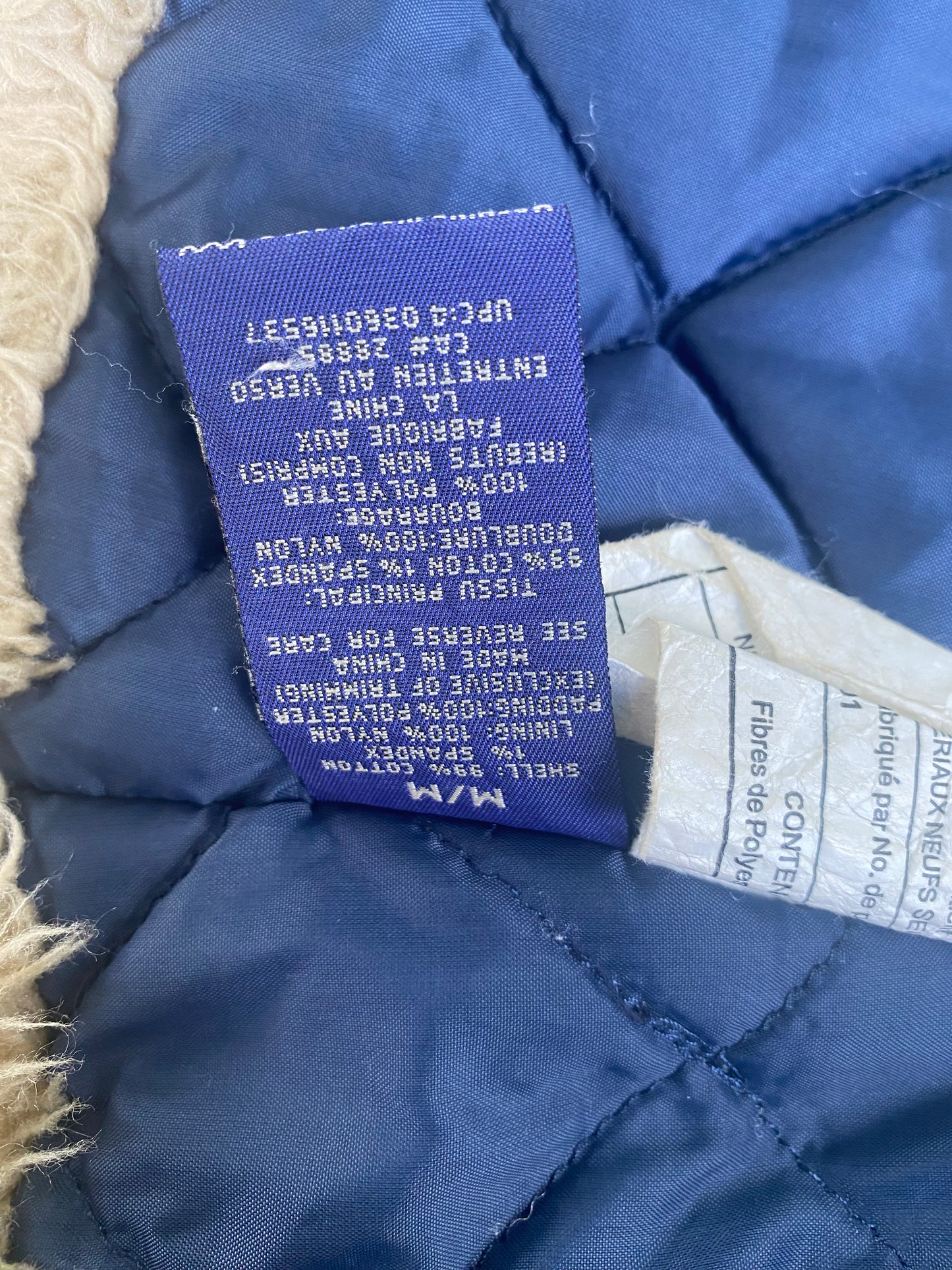 Vintage 70s Style Sherpa Denim Jacket