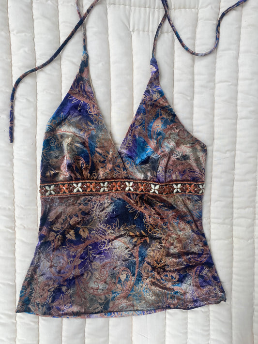 Whimsigoth Y2K Fairycore Cami Top – Vintage Boho Festival Style